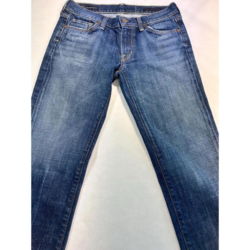 Citizens of Humanity Kelly #063 Low Waist Cropped Stretch Womens  Blue Jeans 27